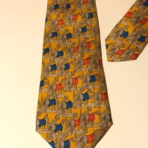 Vintage authentic Hermès necktie silk preowned